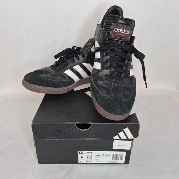 adidas Other - Adidas Samba Classic Black White Gum Indoor Soccer Shoes IH6000 Mens 9